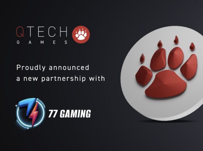 QTech Games strengthens its content offering via strategic partnership with 77 Gaming