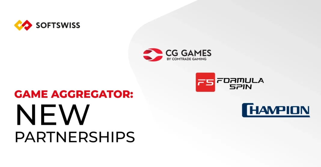 SOFTSWISS supercharges its Game Aggregator with CG Games, Champion, and Formula Spin