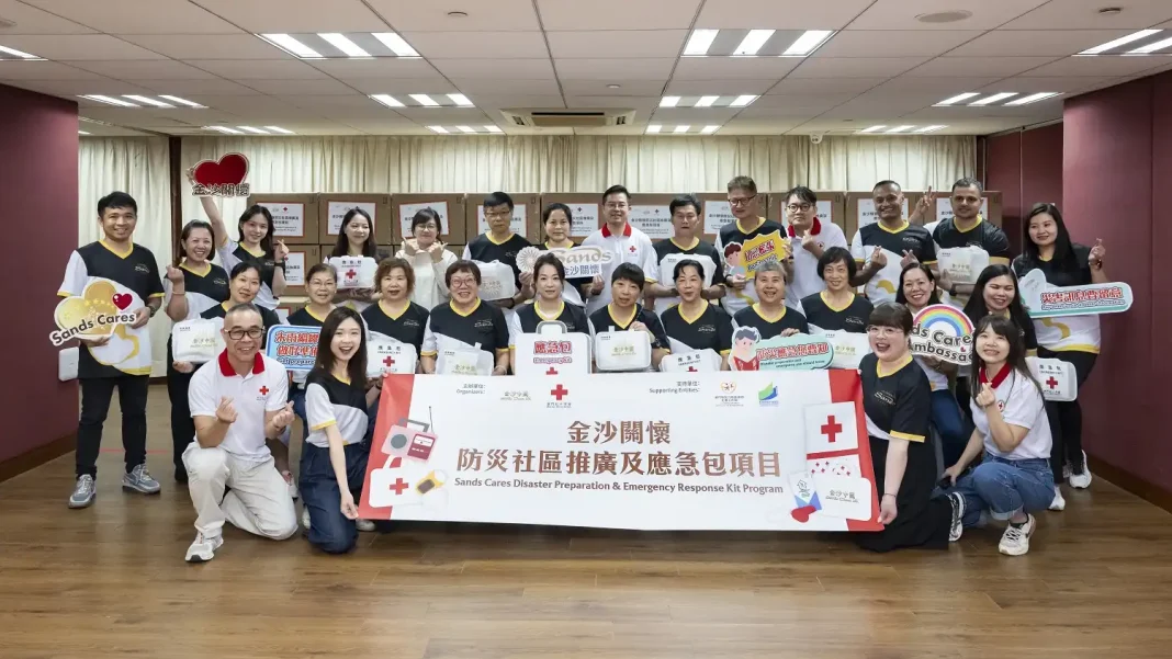 Sands China delivers 1,500 emergency response kits and hosts disaster preparation workshops