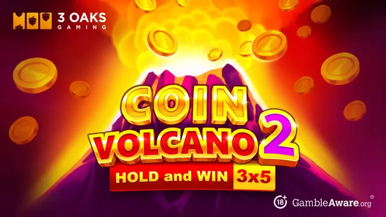 3 Oaks Gaming heats up with explosive wins in Coin Volcano 2