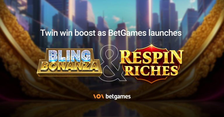 Twin win boost as BetGames launches Bling Bonanza and Respin Riches