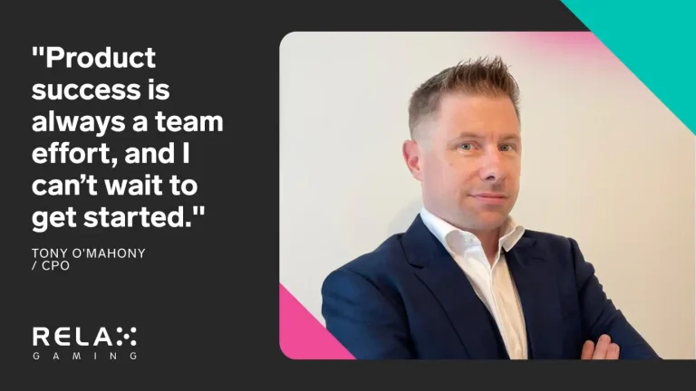 Relax Gaming names Tony O’Mahony as new Chief Product Officer