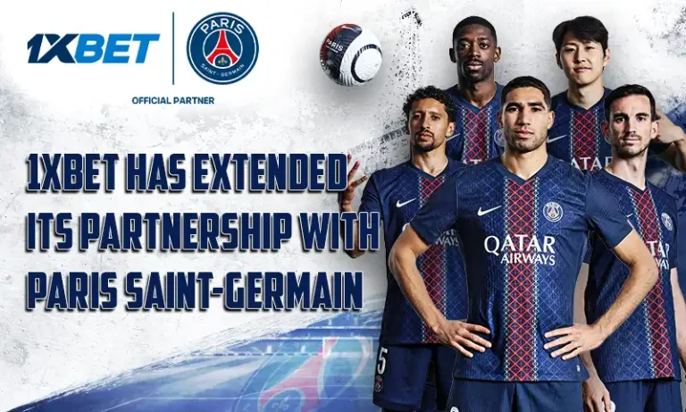 1xBet and Paris Saint-Germain renew partnership through the 2027 season