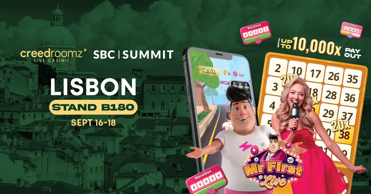 CreedRoomz to showcase “Mr. First Live” and exclusive bonus run at SBC Summit Lisbon 2025
