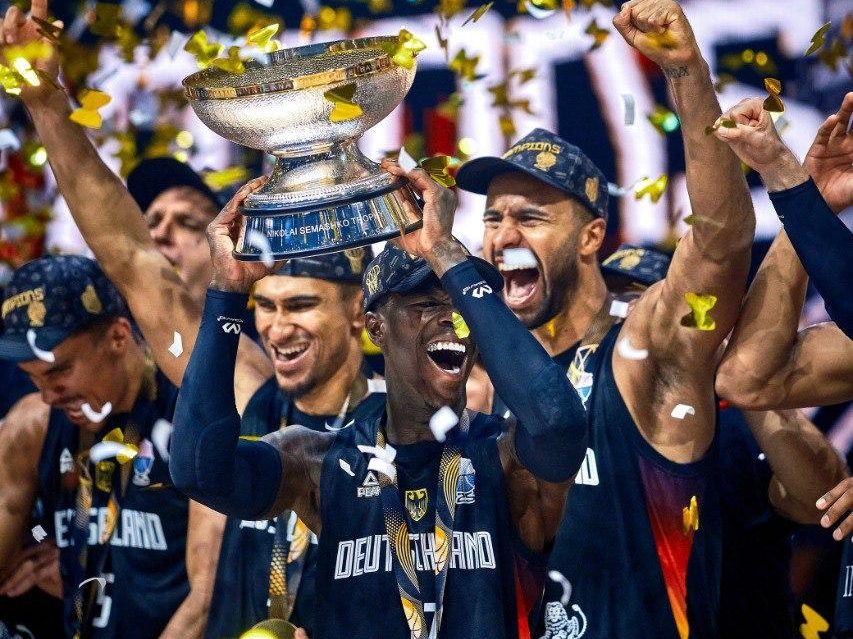 FIBA and 1xBet celebrate Germany’s EuroBasket 2025 victory in Riga