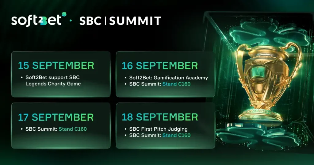 Soft2Bet celebrates 9 years of innovation at SBC Summit Lisbon with Gamification Academy & MEGA workshops