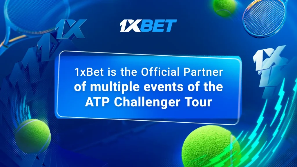 1xBet joins ATP Challenger Tour as Official Betting Partner