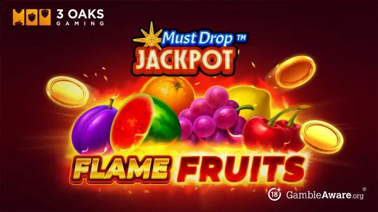 3 Oaks Gaming brings vintage vibes with Flame Fruits JACKPOT launch