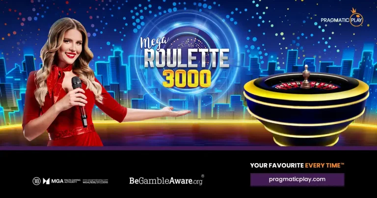 Mega Roulette 3000 marks a bold evolution of a casino classic by Pragmatic Play