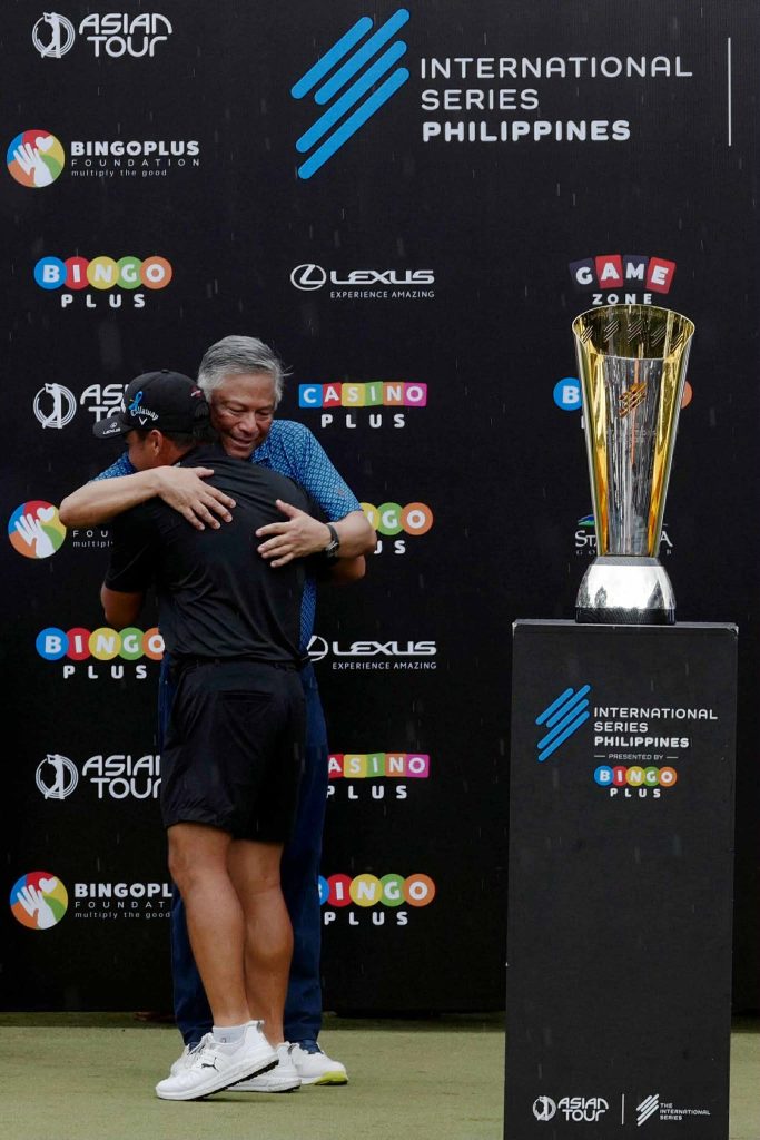 PAGCOR celebrates Miguel Tabuena’s triumph at the International Series Philippines