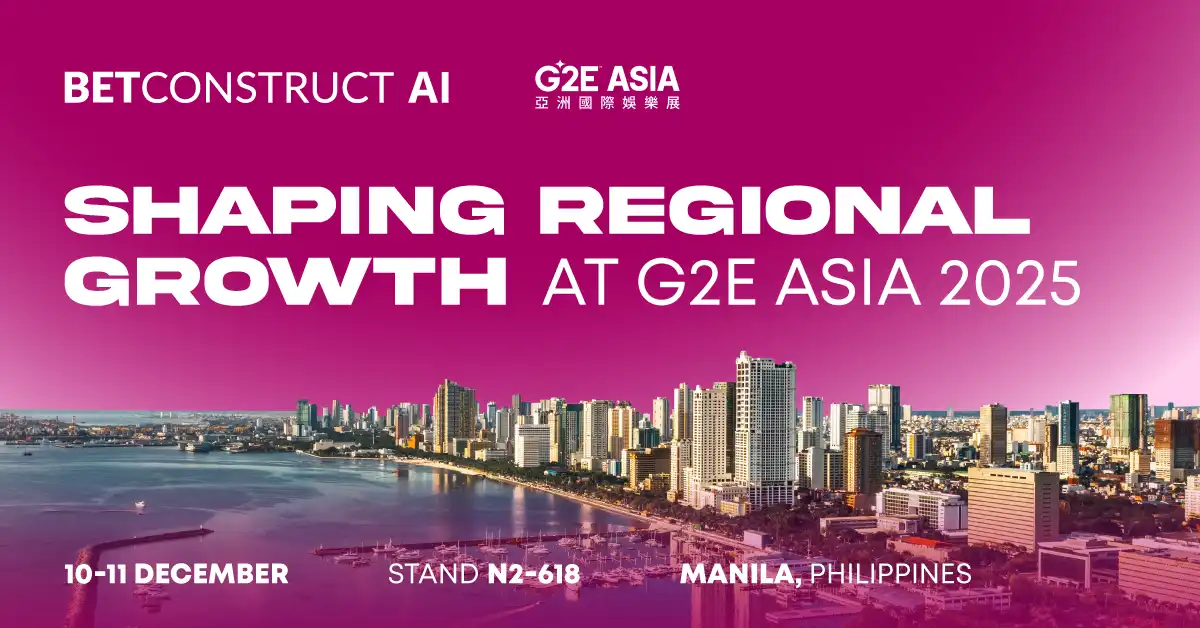 BetConstruct AI wraps up global tour at the G2E Asia 2025 in Manila