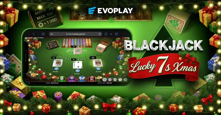 Evoplay launches Blackjack Lucky 7s Xmas, adding a seasonal classic to its portfolio