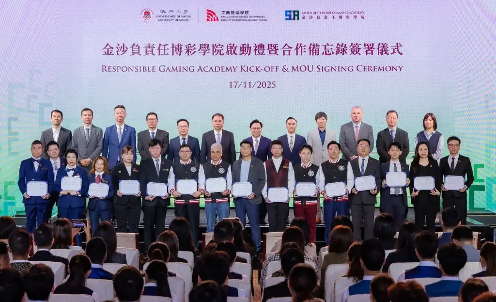 Sands China inaugurates Responsible Gaming Academy, formalizes partnership with University of Macau Sands China inaugurates Responsible Gaming Academy, formalizes partnership with University of Macau