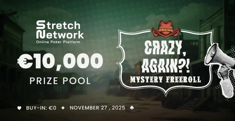 Stretch Network announces return of Mystery Freeroll, €10,000 guaranteed