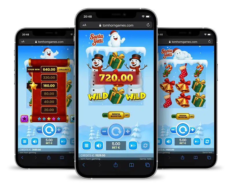 Tom Horn Gaming delivers a blizzard of fun with Santa Yetti release