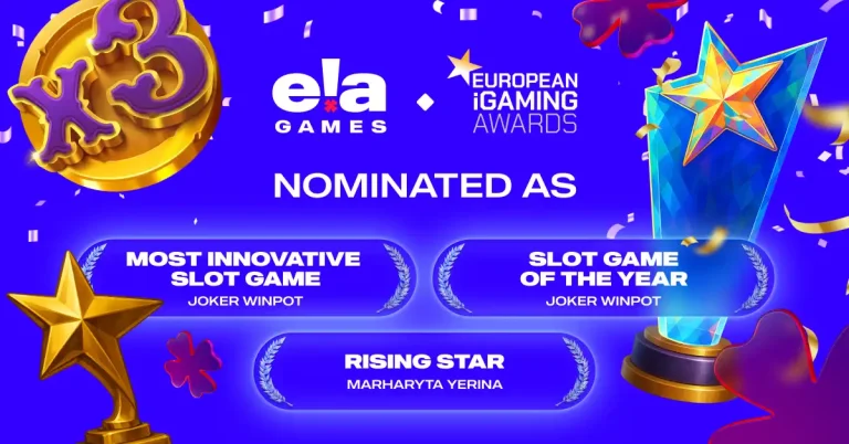 ELA Games earns triple nominations at the European iGaming Awards 2026