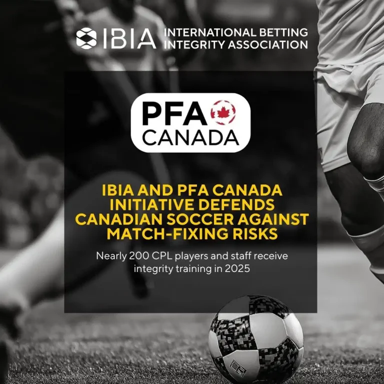 IBIA and PFA Canada join forces to safeguard Canadian soccer from match-fixing threats