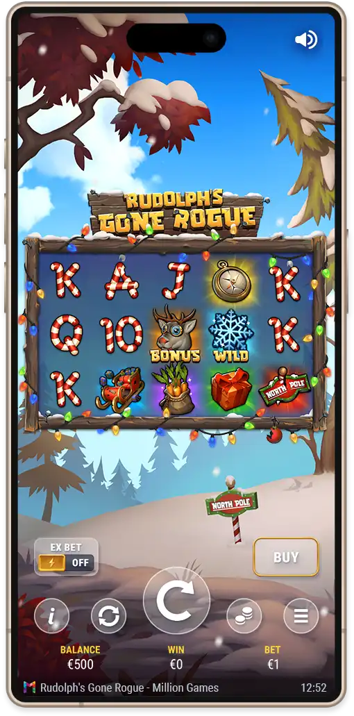 Million Games announces the launch of Rudolph’s Gone Rogue, a dynamic Christmas slot packed with wild wins