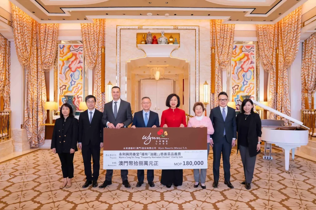 Wynn marks 20 years of support for the annual Tung Sin Tong Fundraising campaign