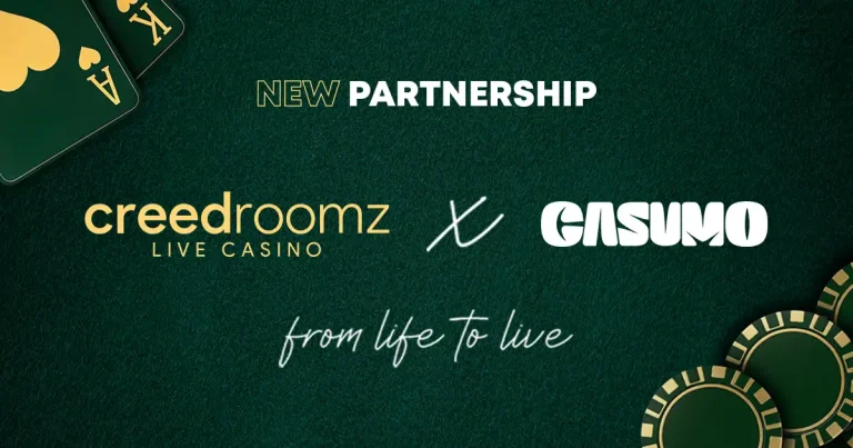 Creedroomz and Casumo forge partnership focused on innovation and quality