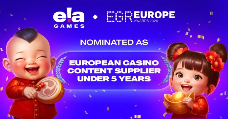 ELA Games recognized as a standout challenger at EGR Awards 2026