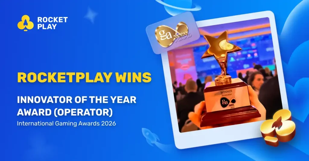 RocketPlay takes home the Innovator of the Year award at the IGA 2026