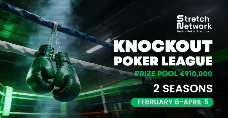Stretch Network brings back the Knockout Poker League with a €910K prize pool