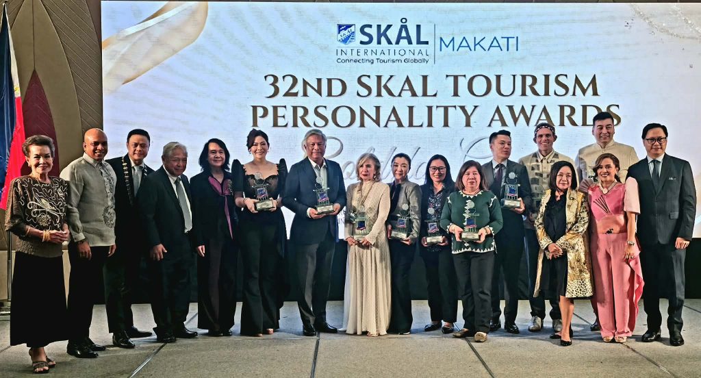 Alejandro H. Tengco receives Tourism Leadership distinction at Skål Awards