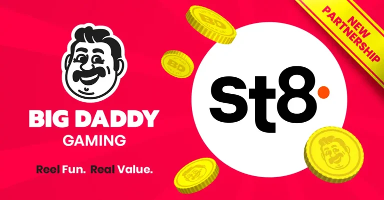Big Daddy Gaming goes live with casino games aggregator St8 