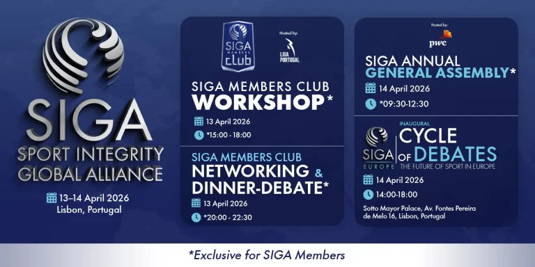 SIGA releases Lisbon agenda for the Global Sport Integrity dialogue