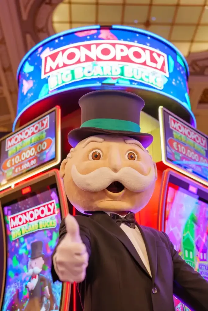 Following its North American debut, MONOPOLY Big Board Bucks by Aristocrat Gaming is making its international premiere at Société des Bains de Mer’s renowned Le Casino de Monte-Carlo.