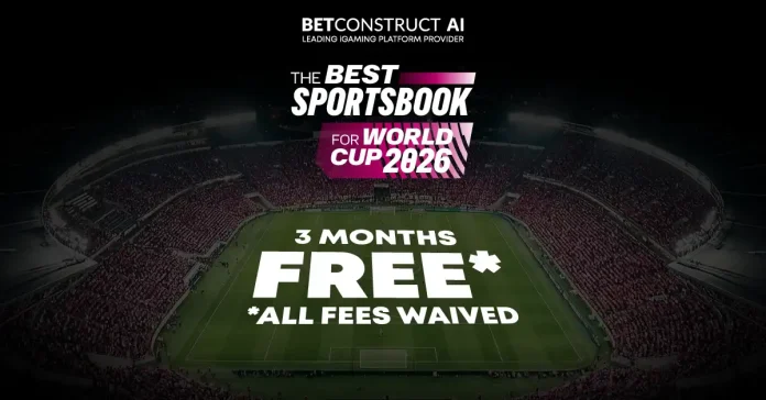 BetConstruct AI rolls out three months of free sportsbook access as World Cup 2026 approaches