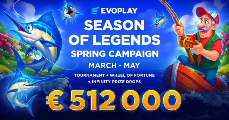 Evoplay rolls out new “Season of Legends” campaign with €512K in spring rewards