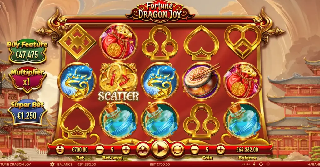 Habanero unveils Fortune Dragon Joy, a 5×3 dragon slot boasting a max win of 174,238x