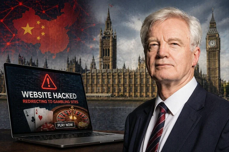 Cyberattack on UK lawmaker site funnels traffic to Asian gambling platforms