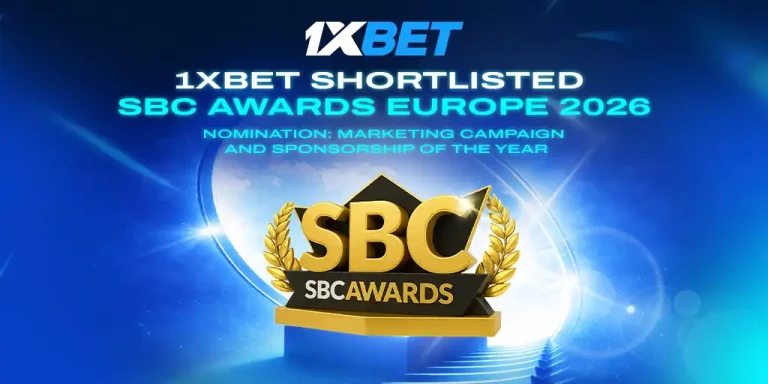 1xBet shortlisted for Marketing Brand of the Year at SBC Awards Europe 2026