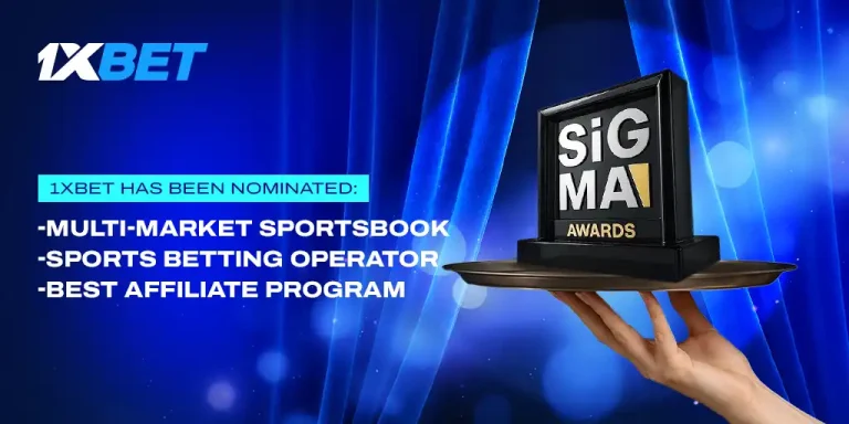 1xBet secures three nominations on the final shortlist for the SiGMA Europe Awards 2026 