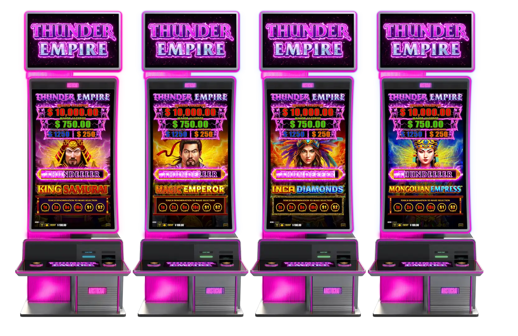 Aristocrat Gaming rolls out Thunder Empire across North America casinos