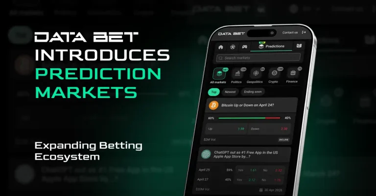 DATA.BET introduces Prediction Markets to its betting offering