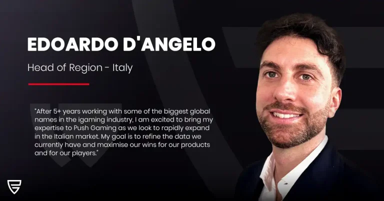 Push Gaming taps Edoardo D’Angelo to lead ongoing expansion in Italy