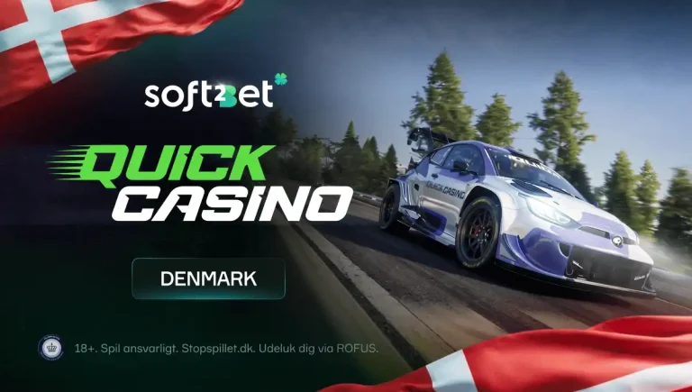 Soft2Bet launches QuickCasino.dk in Denmark with rally‑inspired brand