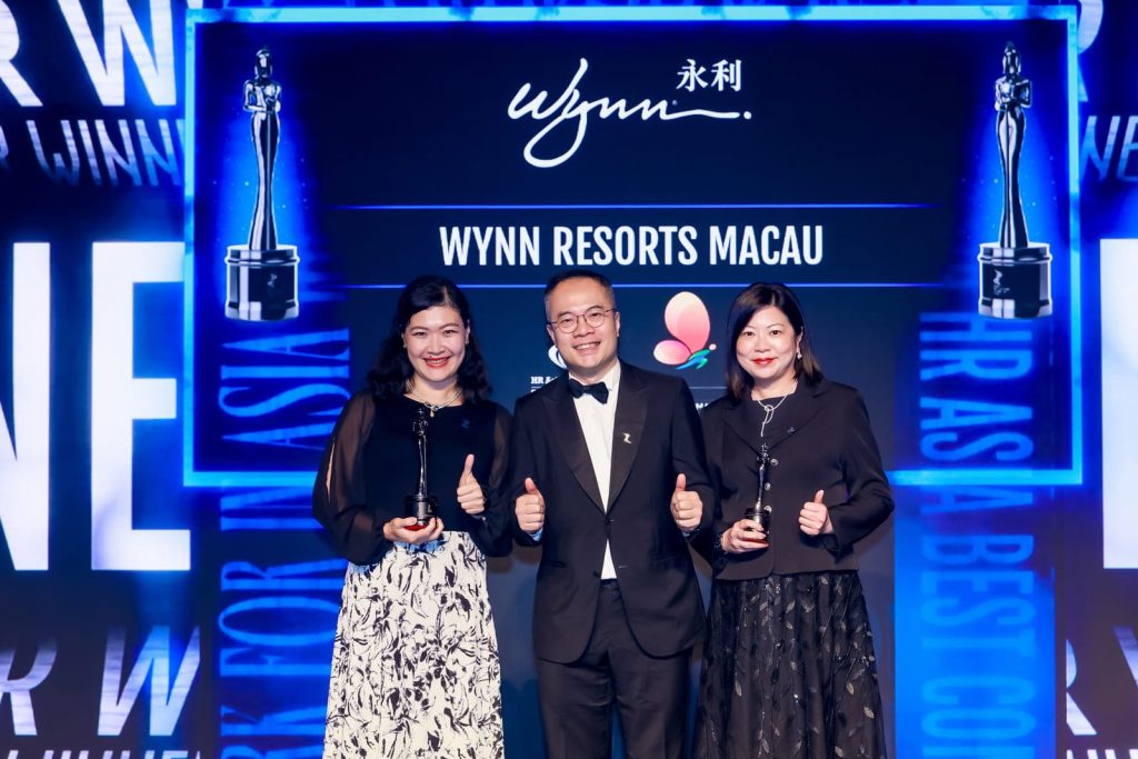 Wynn secures Top Workplace and People Transformation awards from HR Asia Wynn