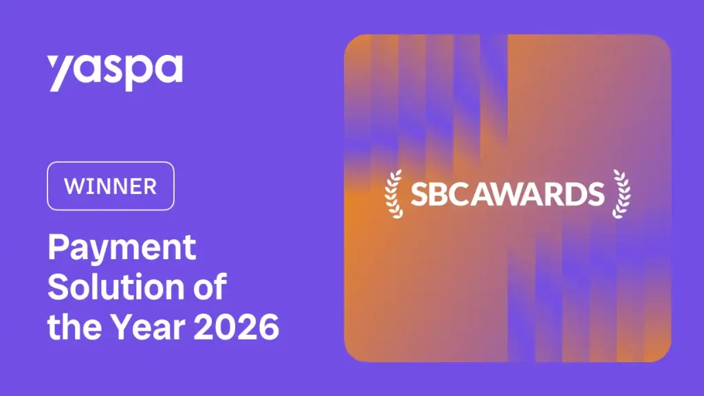Yaspa takes home Best Payment Solution at SBC Awards Europe 2026