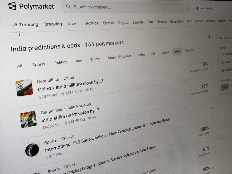 India warns VPN providers as Kalshi, Polymarket bypass online gaming law