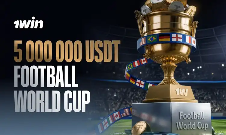 1win launches $5M World Cup crypto tournament for football fans