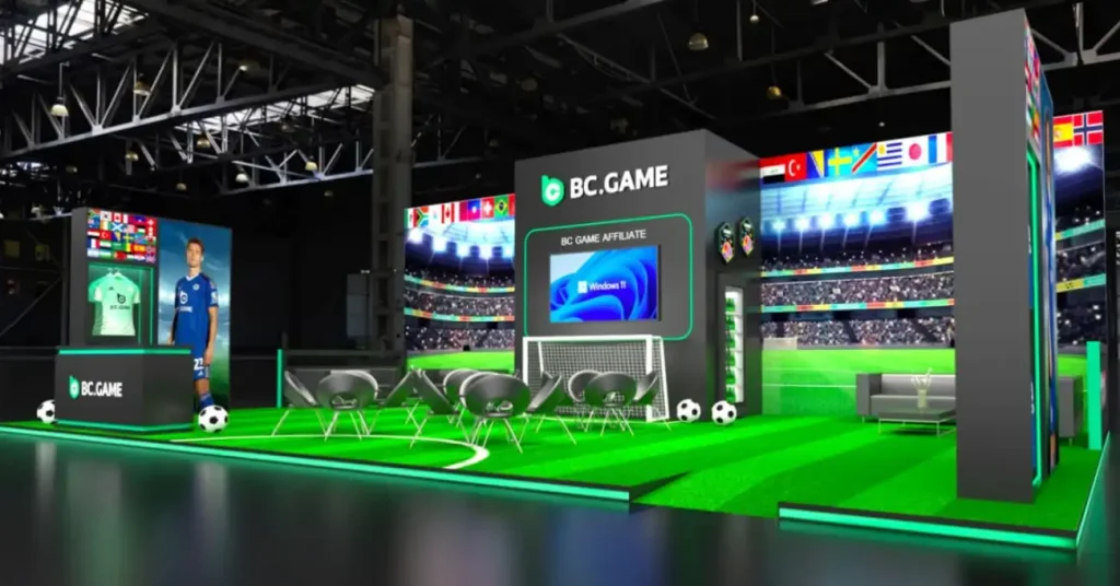 BC.GAME highlights sportsbook drive via football-themed experience at iGB L!VE