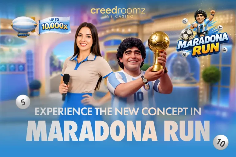 CreedRoomz introduces “Maradona Run,” a World Cup-inspired live game show