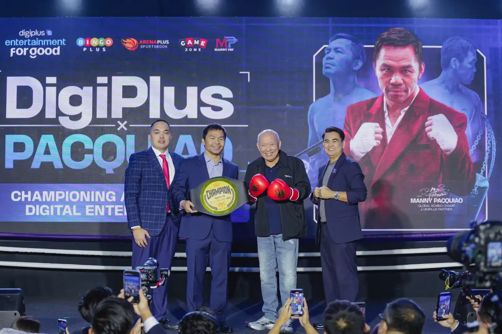 Digiplus-The Company also tapped world boxing icon Manny Pacquiao to launch co-branded games and become a brand ambassador for both ArenaPlus and GameZone.