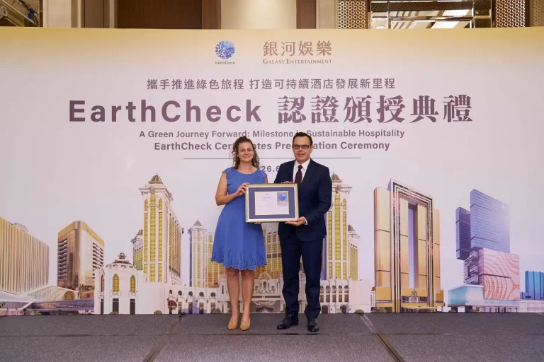 GEG continues to lead EarthCheck certification in Macau as Banyan Tree earns first Platinum tatus