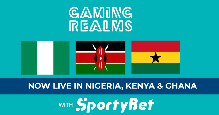 Gaming Realms launches in 3 African markets with SportyBet